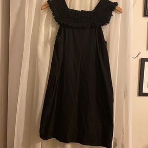 Madewell black cotton dress